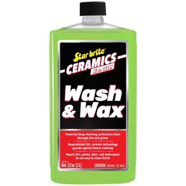 Star Brite Ceramics Wash and Wax with SiO2, 32 Ounce Bottle