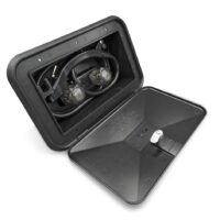 B&B Molders Exterior Shower, Hand-Held, Black