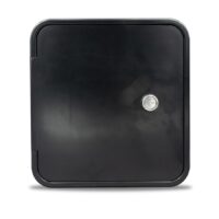 B&B Molders Electrical Cord Hatch, 8.5 x 8 Inches, Black