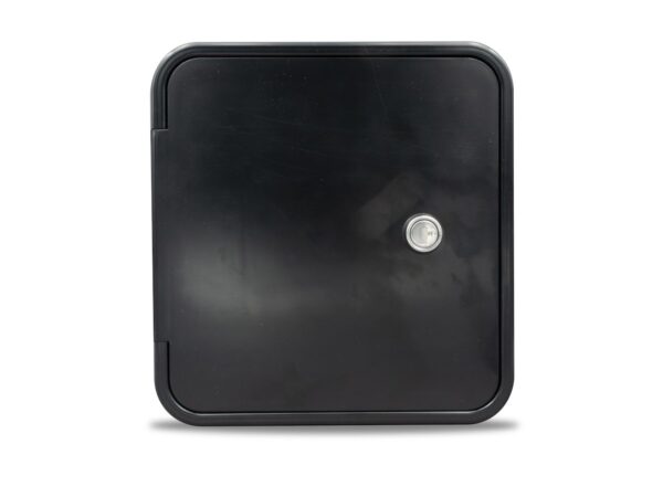 B&B Molders Electrical Cord Hatch, 8.5 x 8 Inches, Black