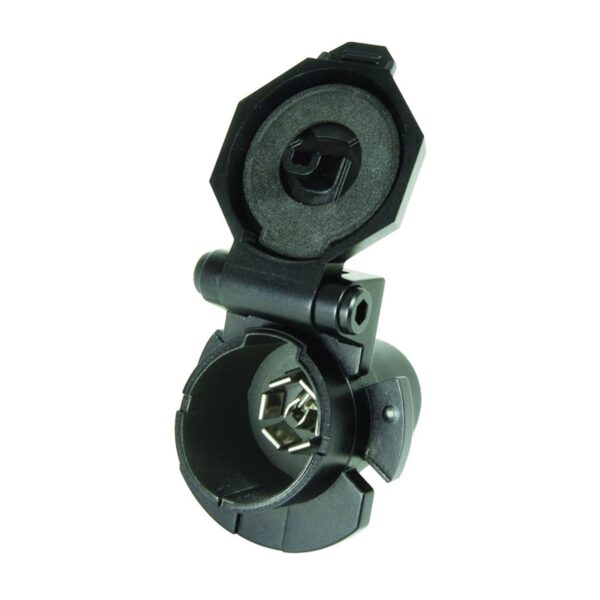Husky Towing 7-Blade Trailer Connector, Vehicle End, Black