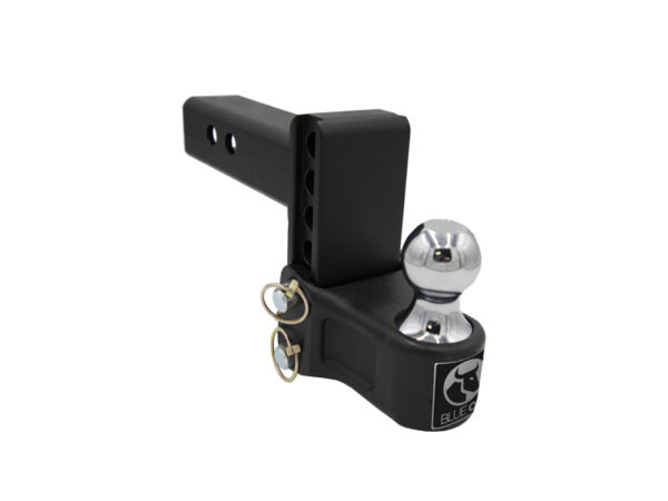 Blue Ox Adjustable Ball Mount, 2" Receiver, 10,000 lb GTW, 4" Drop