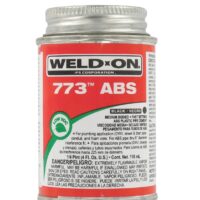 Valterra ABS Pipe Cement, 4 Ounce, Black, with Applicator