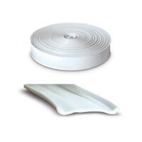 RV Designer 50 Foot Drapery Molding Insert, 3/4 Inch, White