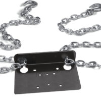 WARN DC Series Bumper Winch Mount, Black Steel