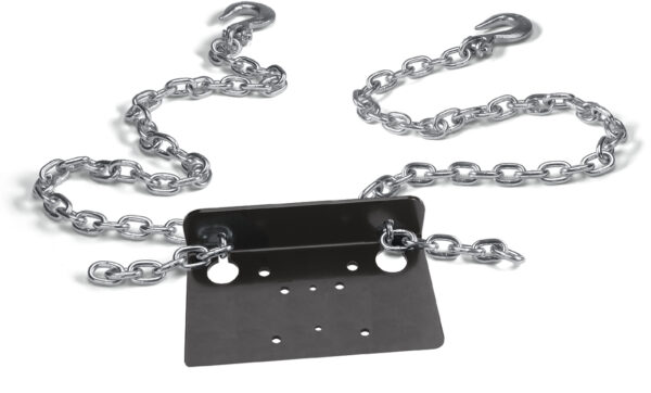WARN DC Series Bumper Winch Mount, Black Steel