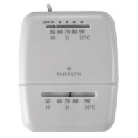 White-Rodgers 24V Heat-Only Wall Thermostat, Analog Display