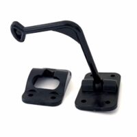 JR Products 6 Inch T-Style Door Catch, Black