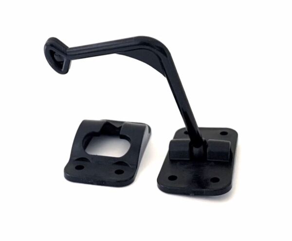JR Products 6 Inch T-Style Door Catch, Black