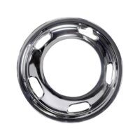 Coast to Coast Wheel Simulator, 17 Inch, Chrome-Plated, Dual Rear, Set of 2
