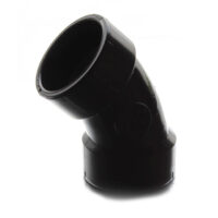 LaSalle Bristol 45-Degree Elbow, 1-1/2 Inch, Black