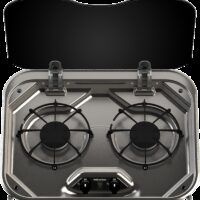 Invision Stove Top Cover for Suburban SDN2U, 14 x 18-1/4 Inch, Black