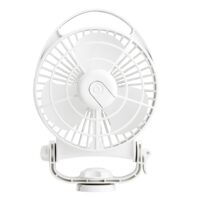 Caframo Bora RV Cabin Fan, 6 inch, 12 to 24 Volt, White