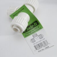 Elkhart Supply 3/4 Inch Reducing Tee with 3/4 and 1/2 Inch Outlets, White