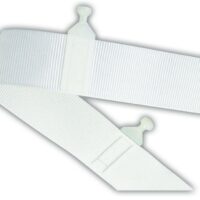 JR Products Window Curtain Glider Tape, Type C, 72 inch, White