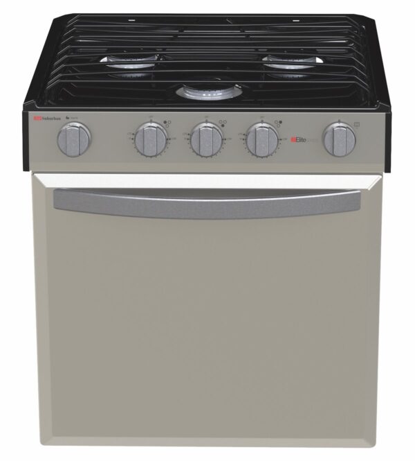 Suburban Propane Range, 3-Burner, 21-9/16 Inch, 9,000 and 6,500 BTU, Piezo Ignition