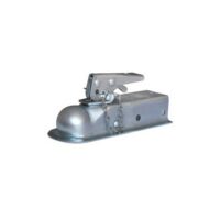 Husky Towing Trailer Coupler, Straight Tongue, 3500 lbs, 2.5 inch