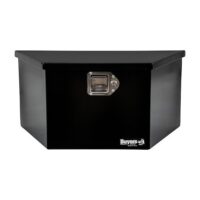 Buyers Products Steel Trailer Tongue Tool Box, 27 Inch, 2.5 Cubic Feet, Black