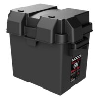 NOCO HM306 BKS Battery Box, 6-Volt, Vented, Black, Locking Tabs