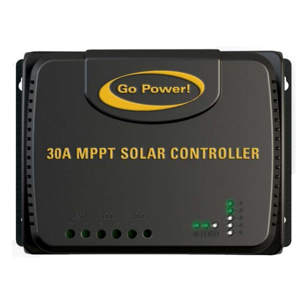 Go Power 30 Amp RV-C MPPT Solar Charge Controller, 12-24V