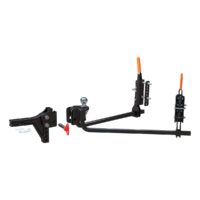 CURT Tru Track Weight Distribution Hitch, 10,000 LB GTW, Black