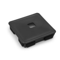 B&B Molders Sewer Hose Carrier Cap, 4 Inch, Black, Square