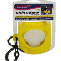 Fastway Trailer Hitch Shin Guard, 2-5/16 Inch Ball, Yellow Rubber