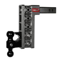 Gen-Y Mega Duty 16,000 lb Hitch Ball Mount, 2" Receiver, 10" Drop/Rise, Silver