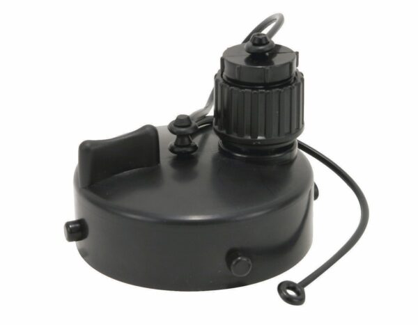 Valterra Straight Gray Water Adapter, 3/4 Inch, Black