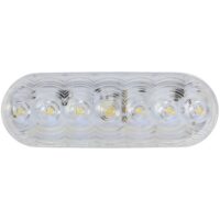 Peterson 4 x 3.36 Inch Oval Clear LED Backup Light
