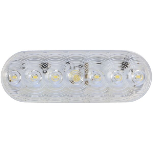 Peterson 4 x 3.36 Inch Oval Clear LED Backup Light