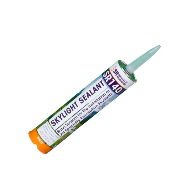 Specialty Recreation Butyl Roof Sealant, White, 10 Ounce