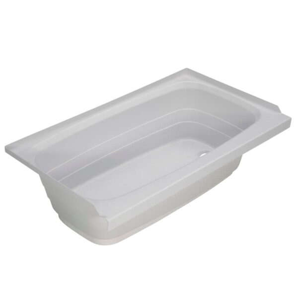 Lippert Better Bath Rectangular Bathtub, 40" x 24", Right Drain, White