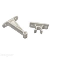 RV Designer Plastic C-Clip Door Holder, 3 Inch, White