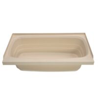 Lippert 40 x 24 Bathtub, Parchment, Right Drain