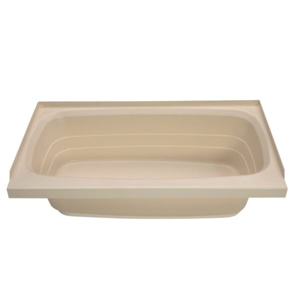 Lippert 40 x 24 Bathtub, Parchment, Right Drain