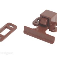 RV Designer 2 Inch Cabinet Catch, Brown
