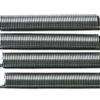 Prest-O-Fit Entry Step Rug Spring Hardware Kit, Silver, Set of 4