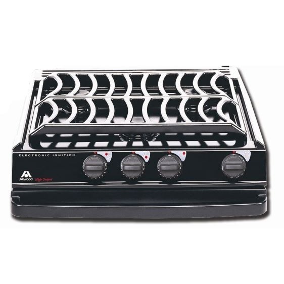 Dometic 3-Burner Slide-In Propane Cooktop, 9000 and 6500 BTU