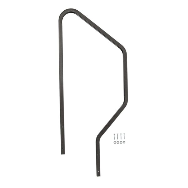 MORryde Entry Step Hand Rail, 45-7/8" Length, Powder-Coated Black