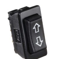 RV Designer Slide-Out Rocker Switch, Black, 20A