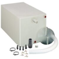 Barker 12 Gallon RV Fresh Water Tank, White, Rectangular