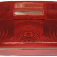 Peterson Red/Clear Trailer Light Lens, Snap-On
