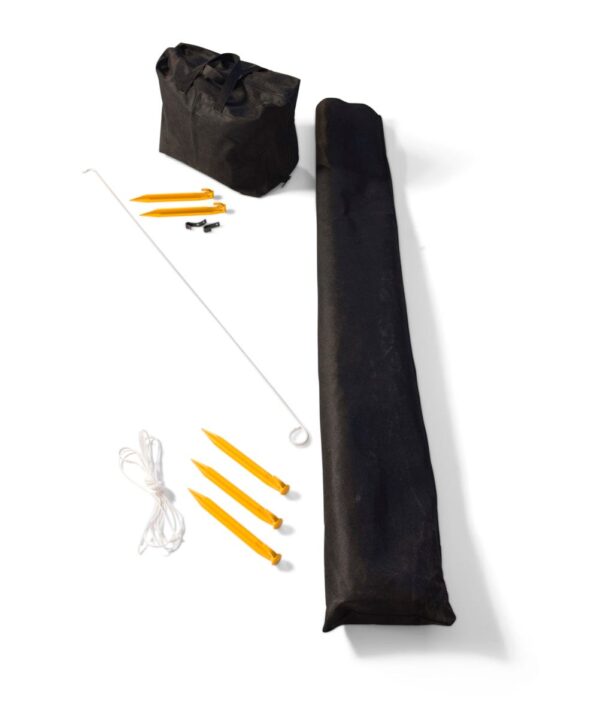 Lippert Solera Classic Sunshade, 8 Feet Drop x 8 Feet Length, Black