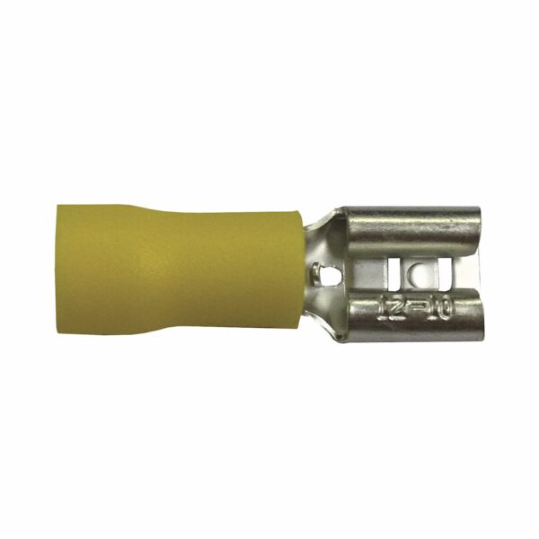 WirthCo 1/4 Inch Quick-Disconnect Female Terminal, 16–14 Gauge, Blue