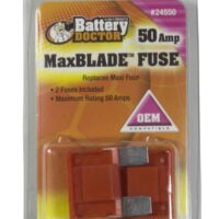 WirthCo Battery Doctor Red Blade 50 Amp Maxi Fuse, Pack of 2