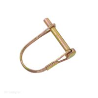 RV Designer Coupler Safety Pin, 1/4 x 1-3/8 Inch, Gold