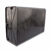 Valterra Fresh Water Tank, 12 Gallon, Rectangular, Black
