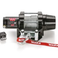 WARN VRX 2500 lb Winch, Steel Line, Wired, Black