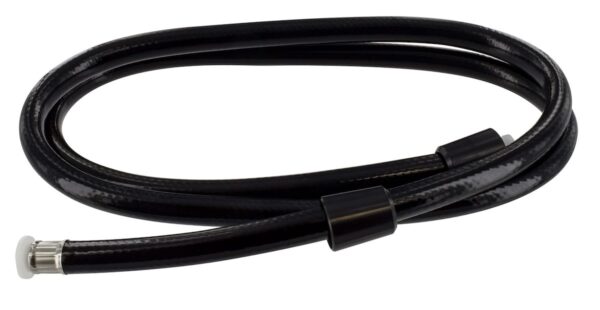 Phoenix Shower Head Hose, 60-Inch, Black Vinyl